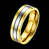 Valentine's Day Gifts Titanium Steel Couple Rings For Men RJEW-BB16403-9-2