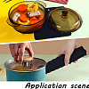Gorgecraft 2Pcs Square Silicone Hot Mats for Hot Dishes AJEW-GF0008-26D-5