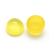 Natural Yellow Agate Cabochons X-G-P393-R06-4mm-2