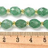 Natural Green Aventurine Beads Strands G-N342-42-5
