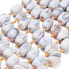 Natural Fire Crackle Agate Beads Strands G-A321-J06-01-2