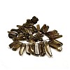 Irregular Strip Natural Smoky Quartz Graduated Beads Strands G-P064-03-2