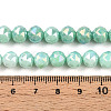 Anti-Tarnish Electroplate Glass Beads Strands X-GLAA-N010-8mm-03-4