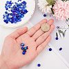   18 Style Blue Glass Beads GLAA-PH0007-08-3