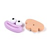Opaque Resin Decoden Cabochons RESI-N051-15-2