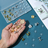 20Pcs Brass Cufflinks Cabochon Settings KK-PH0014-31-3