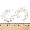 Brass Spiral Laid Stud Earrings for Women LS-EJEW-A121-21S-4