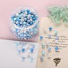 400Pcs 4 Colors Opaque Acrylic Beads MACR-SZ0001-79D-3