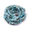Natural Larimar Stretch Beaded Bracelets X-BJEW-K213-C21-2