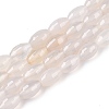 Natural White Agate Beads Strands G-T138-180A-4
