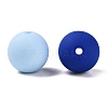 Rubberized Style Imitated Silicone Acrylic Beads MACR-T048-01A-09-2