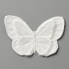 Computerized Embroidery Lace Self Adhesive/Sew on Patches DIY-WH0410-49G-1
