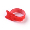Magic Sticker Polyester Nuckle Cable Ties Reusable Self-Adhesive Headphone Cable Line Bundle Polyester Cable Ties Magic Tie AJEW-TAC0019-21F-2