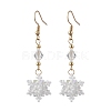 Glass Seed Beads Dnagle Earrings EJEW-MZ00501-01-2