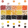 Drawbench & Baking Paint Glass Beads Strands GLAA-PH0001-03-8mm-1