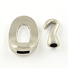 Tibetan Style Alloy Hook and S-Hook Clasps TIBE-R305-02AS-RS-3