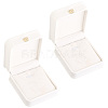 2Pcs PU Leather Necklace Pendant Gift Boxes LBOX-CL0001-01-1
