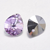 Faceted K9 Glass Rhinestone Charms RGLA-F053-C-001VL-2