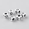 Opaque Acrylic Beads SACR-Q188-02O-1