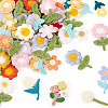 42Pcs 21 Styles Flower Computerized Embroidery Cloth Patches PATC-TA0001-27-3