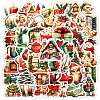 50Pcs Christmas Eve Theme Cartoon Paper Stickers DIY-P085-11-1