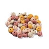 Rondelle Food Grade Eco-Friendly Silicone Focal Beads SIL-F003-07B-1