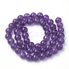 Natural Amethyst Beads Strands G-Q961-17-8mm-2
