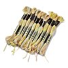 10 Skeins 6-Ply Polyester Embroidery Floss OCOR-K006-A53-1