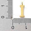 Ion Plating(IP) 304 Stainless Steel Micro Pave Cubic Zirconia Pendants STAS-Z107-03G-09-3