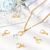 20Pcs Rack Plating Brass Pendant Pinch Bails KK-BBC0007-50-4