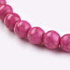 Synthetic Turquoise Beads Strands X-TURQ-G106-8mm-02K-3