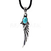 Alloy Pendant Necklaces NJEW-F235-02AS-1