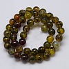 Natural Agate Beads Strand X-G-L083-8mm-09-3
