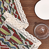 Geometric Pattern Burlap Table Runner AJEW-WH0258-754-3