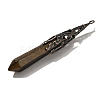 Natural Tiger Eye Pointed Big Pendants G-P560-02R-22-2