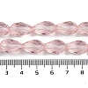 Transparent Glass Beads Strands EGLA-N013-T6mm-D18-4