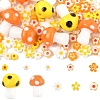 156Pcs 10 Styles Handmade Millefiori Glass Beads LAMP-FS0001-32-1