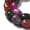 Dyed Natural Malaysia Jade Beads Strands G-P528-I04-01-4