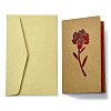 3 Sets Kraft Paper Greeting Cards AJEW-FS0001-27B-2