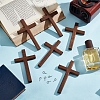 6Pcs Wooden Cross Wall Decoration AJEW-GO0002-23C-4