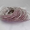 Brass Rhinestone Tennis Bracelets WG6EB7A-15-1