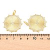 Brass Micro Pave Cubic Zirconia Pendants KK-C162-062G-02-3