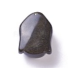 Natural Golden Sheen Obsidian Pendants G-I226-11B-2