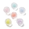 Frosted Transparent Acrylic Beads OACR-A032-32-1