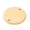 304 Stainless Steel Connector Charms STAS-P398-01G-2