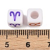 Opaque Acrylic Beads OACR-H052-03D-3
