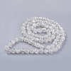 Spray Painted Crackle Glass Beads Strands CCG-Q001-10mm-01-2