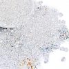 Transparent Colours Rainbow Glass Seed Beads SEED-K010-02-1