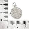 Brass Shell Pendants KK-D328-01P-C-3