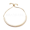 Cubic Zirconia Classic Tennis Bracelet for Women BJEW-F417-02G-RS-2